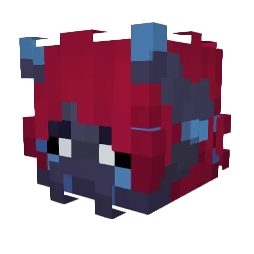 synvu Minecraft avatar head, 3D render