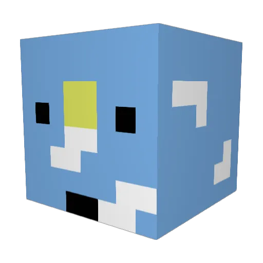 synyster666 Minecraft avatar head, 3D render