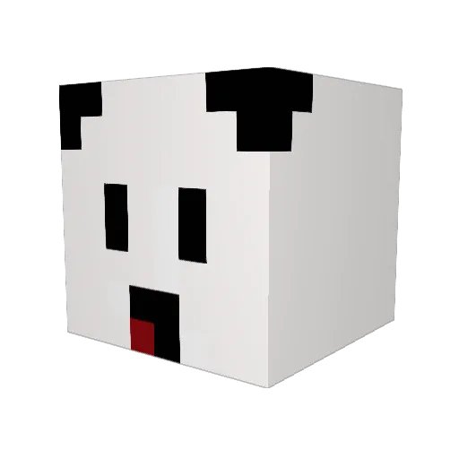 syohori Minecraft avatar head, 3D render