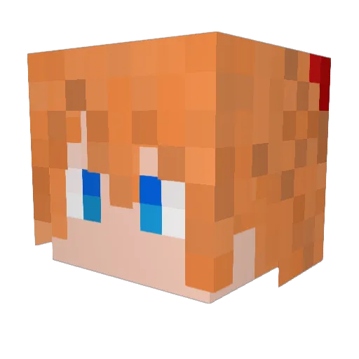 syoma0109 Minecraft avatar head, 3D render