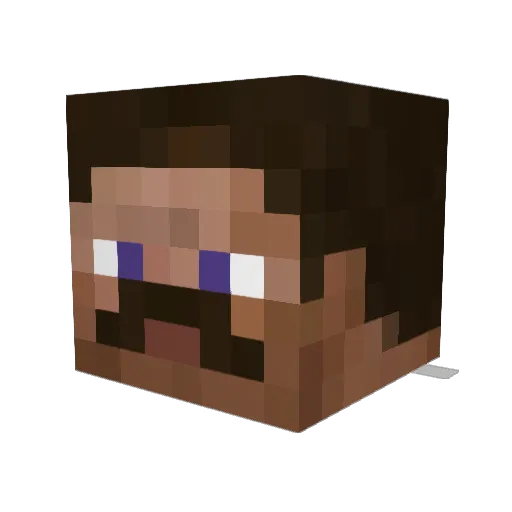 syonm Minecraft avatar head, 3D render