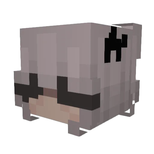 syoomi Minecraft avatar head, 3D render