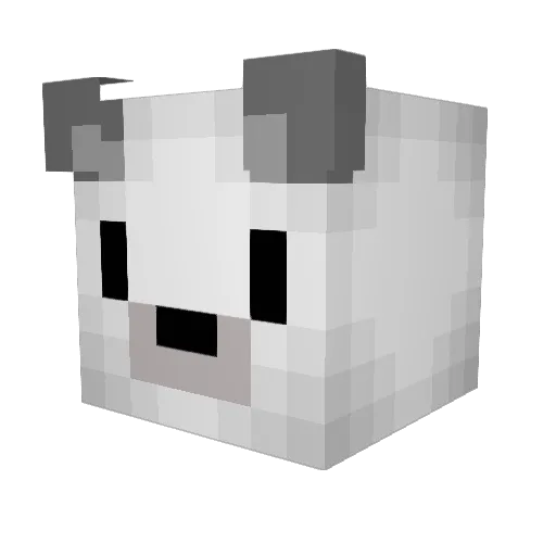 syossu Minecraft avatar head, 3D render
