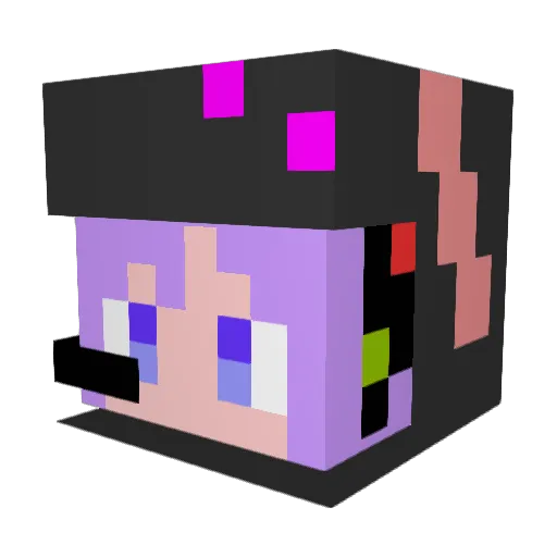 syou2215 Minecraft avatar head, 3D render