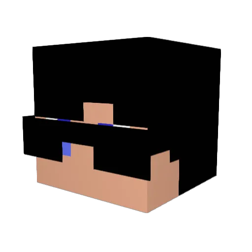 syougo666 Minecraft avatar head, 3D render