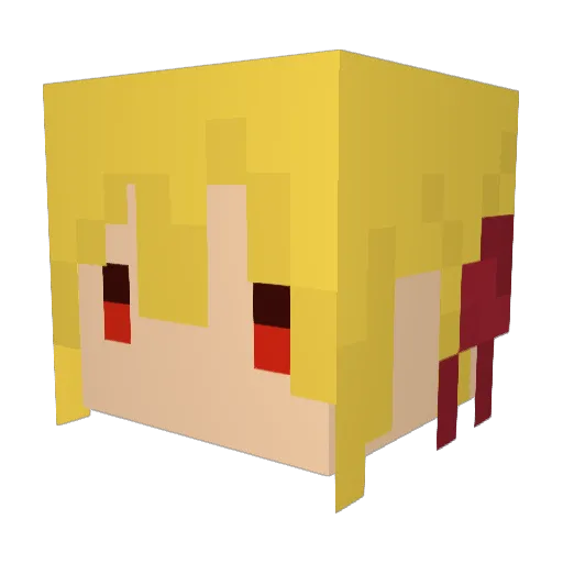 syoyu2005 Minecraft avatar head, 3D render
