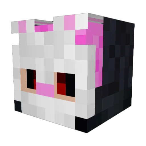 syprai Minecraft avatar head, 3D render