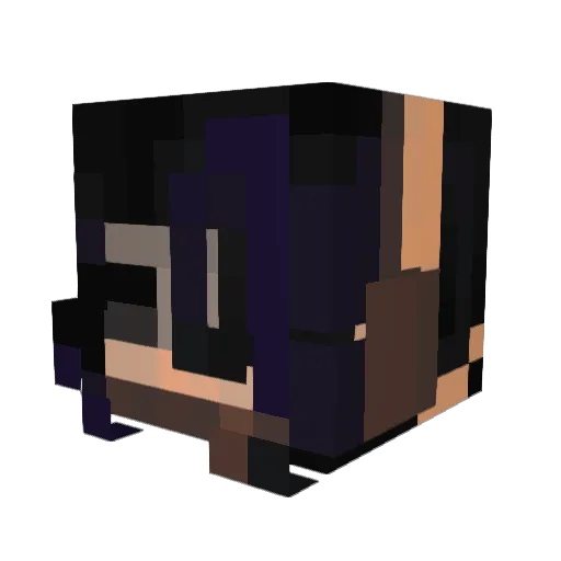 syringez Minecraft avatar head, 3D render