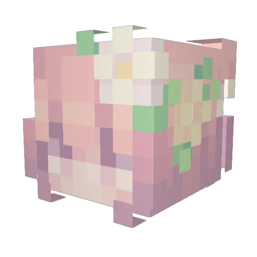 syrinxx001 Minecraft avatar head, 3D render