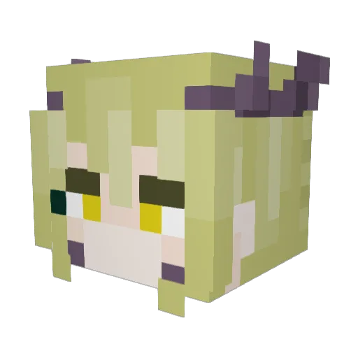 syro_exe Minecraft avatar head, 3D render
