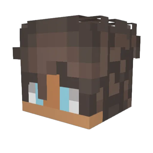 syryx7 Minecraft avatar head, 3D render
