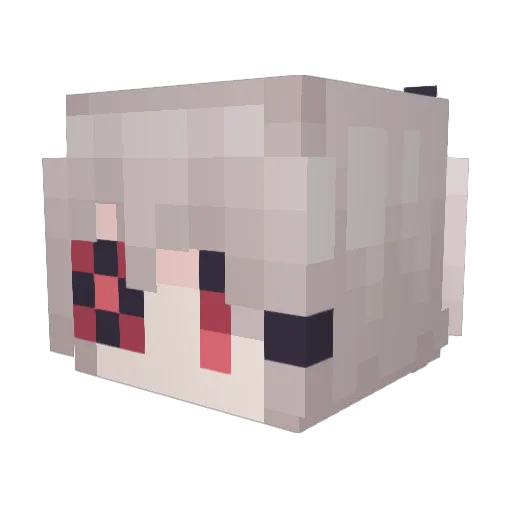 sys2020 Minecraft avatar head, 3D render