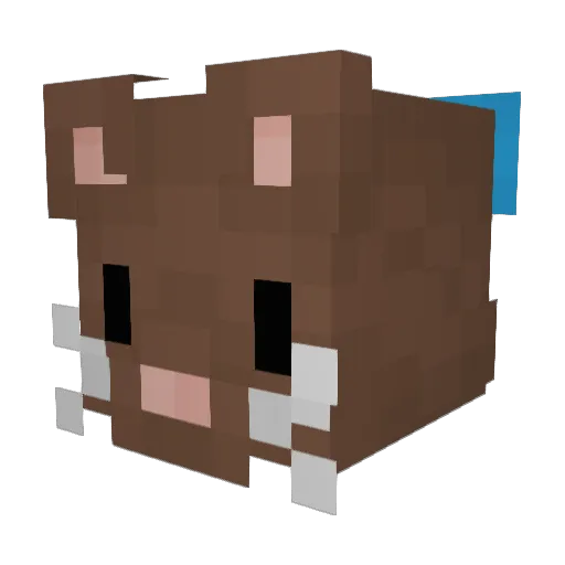 sysicks Minecraft avatar head, 3D render