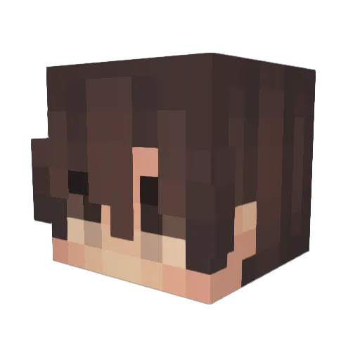sysky Minecraft avatar head, 3D render