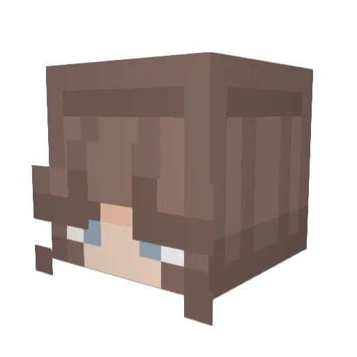 systemhase Minecraft avatar head, 3D render