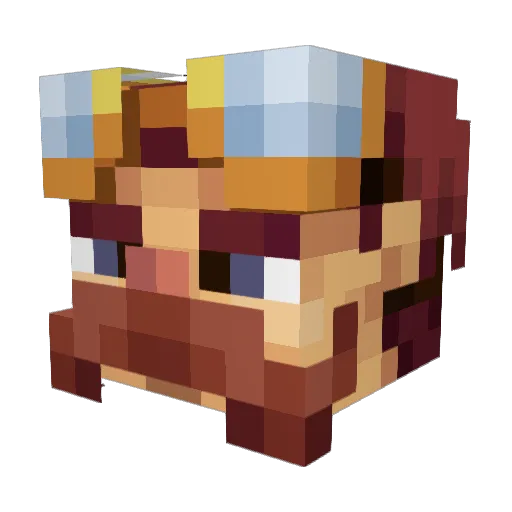 syszee Minecraft avatar head, 3D render