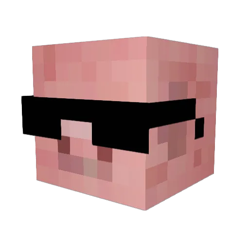 sythatax Minecraft avatar head, 3D render