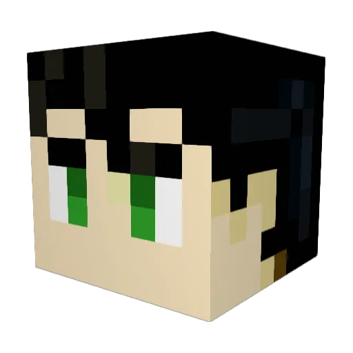 sythii Minecraft avatar head, 3D render
