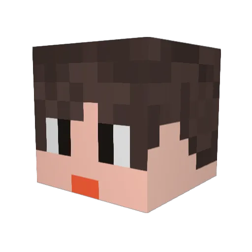 syu564 Minecraft avatar head, 3D render