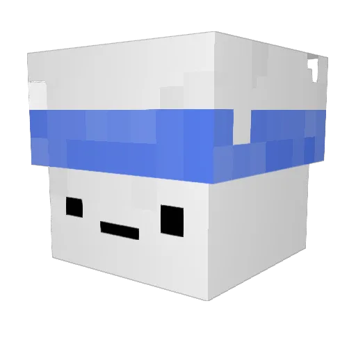 syuho_ Minecraft avatar head, 3D render