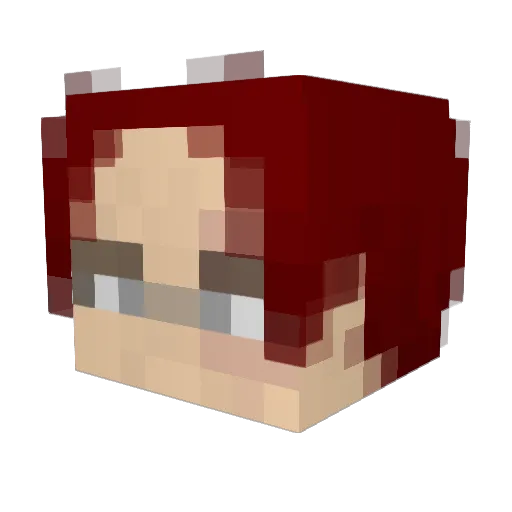 syuu6687 Minecraft avatar head, 3D render