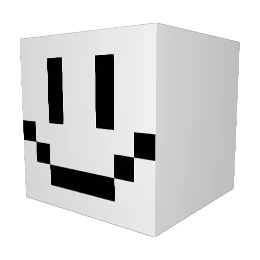 syvxi Minecraft avatar head, 3D render