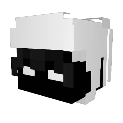 syvyys Minecraft avatar head, 3D render