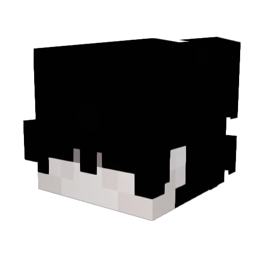 syxzs Minecraft avatar head, 3D render
