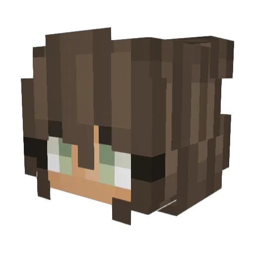 syydd Minecraft avatar head, 3D render