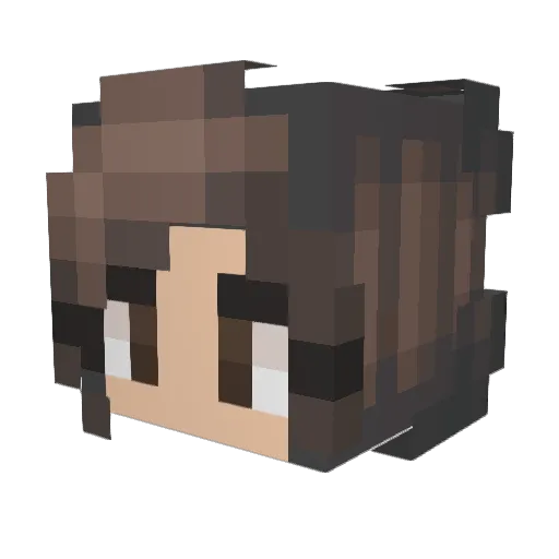 syydo Minecraft avatar head, 3D render