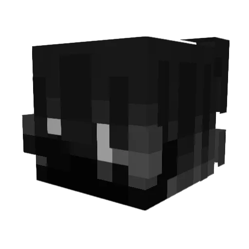 syzc Minecraft avatar head, 3D render
