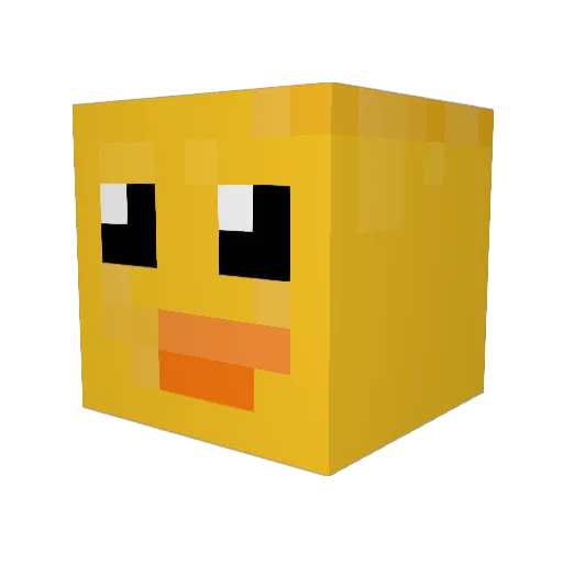 syzi Minecraft avatar head, 3D render