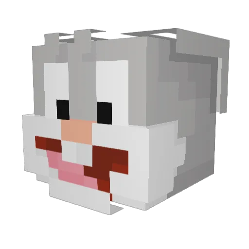 syzrk_ Minecraft avatar head, 3D render