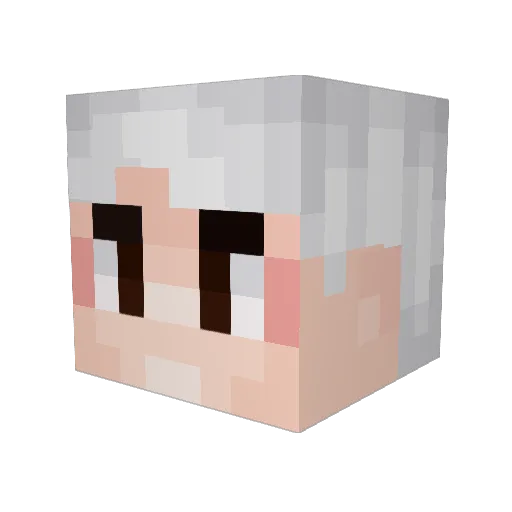 sz2187 Minecraft avatar head, 3D render