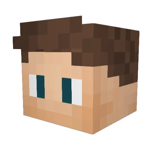 szabo_feri Minecraft avatar head, 3D render