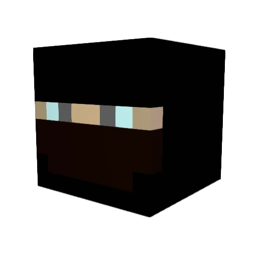szaquu Minecraft avatar head, 3D render
