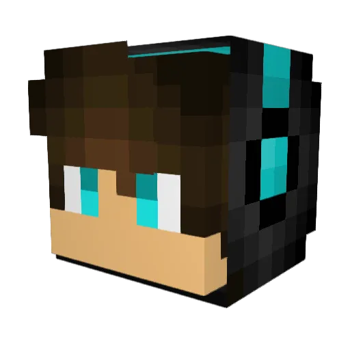 szarlotka2 Minecraft avatar head, 3D render