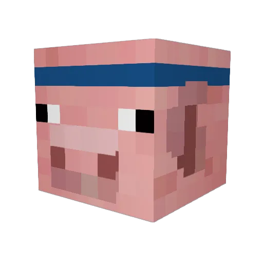 szcchi Minecraft avatar head, 3D render