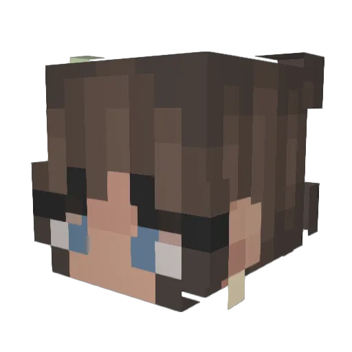 szczulek Minecraft avatar head, 3D render