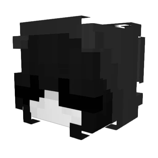 szczupak___ Minecraft avatar head, 3D render