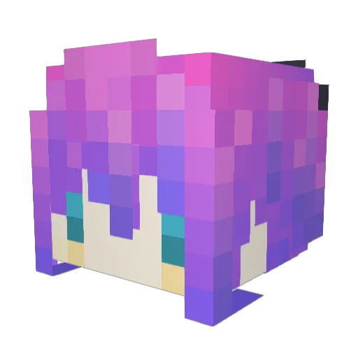 szebbbb Minecraft avatar head, 3D render
