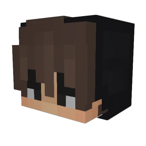 szejkerr Minecraft avatar head, 3D render