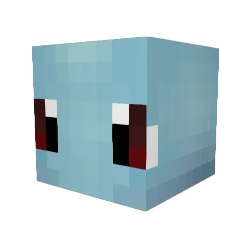 szelekv Minecraft avatar head, 3D render