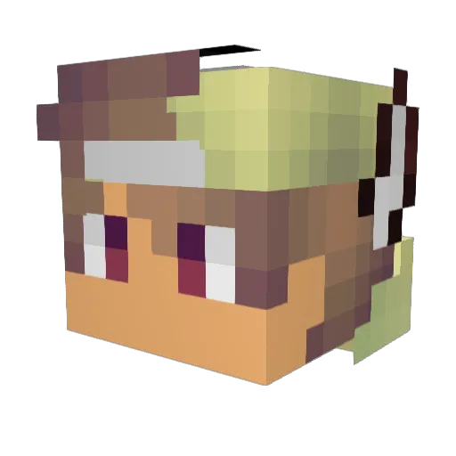 szendi123 Minecraft avatar head, 3D render