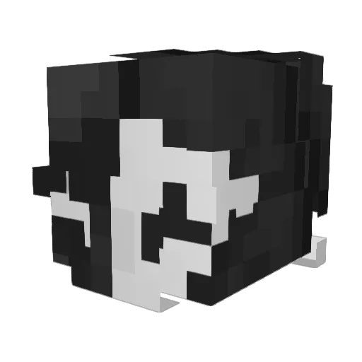 szenx Minecraft avatar head, 3D render