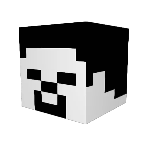 szeryf400 Minecraft avatar head, 3D render