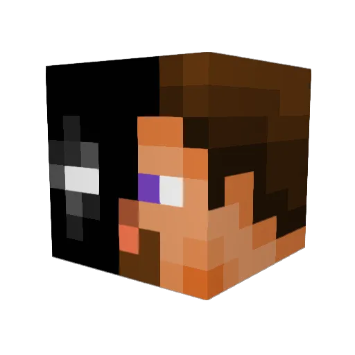 szmileslow Minecraft avatar head, 3D render