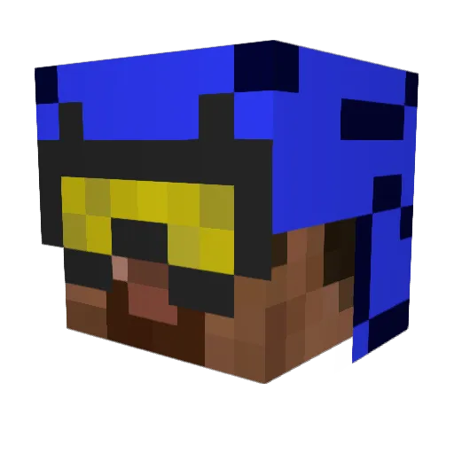 szmon26 Minecraft avatar head, 3D render