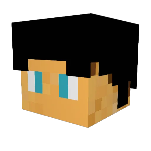 szparag3 Minecraft avatar head, 3D render