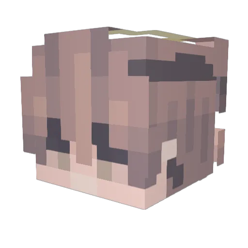 sztymon Minecraft avatar head, 3D render
